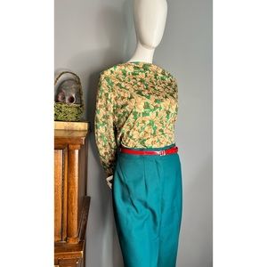 vintage Carriage Court Fit : polyester trousers